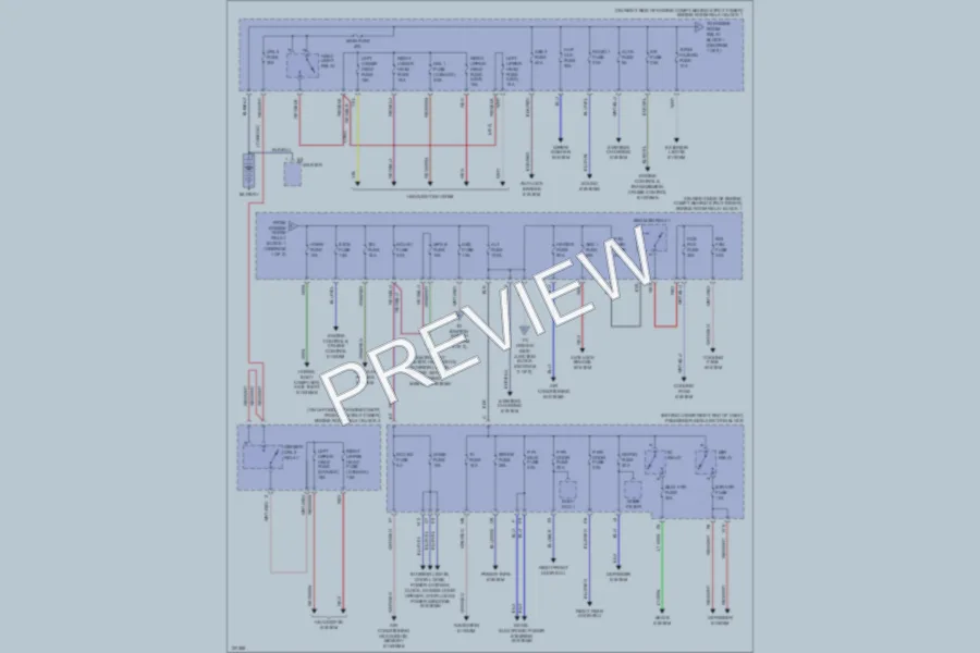 2000 Lexus GS400 Power Distribution wiring diagram preview