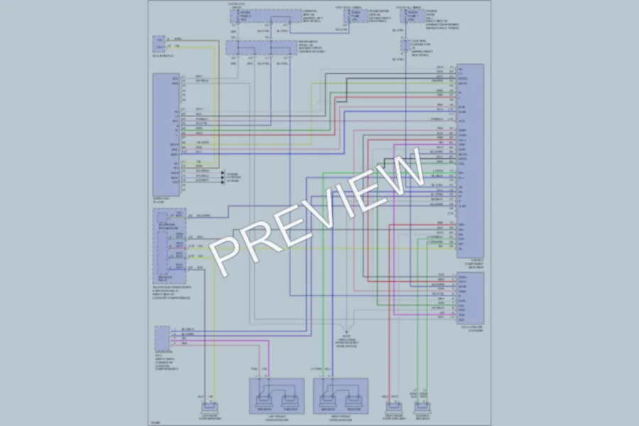2000 Lexus GS400 Radio wiring diagram preview
