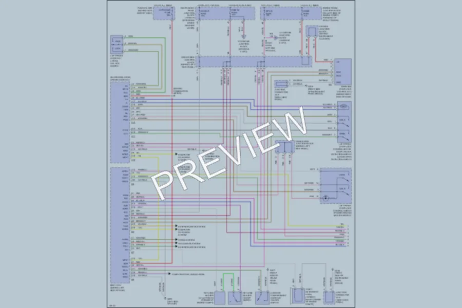 2000 Lexus LS400 Anti Theft wiring diagram preview