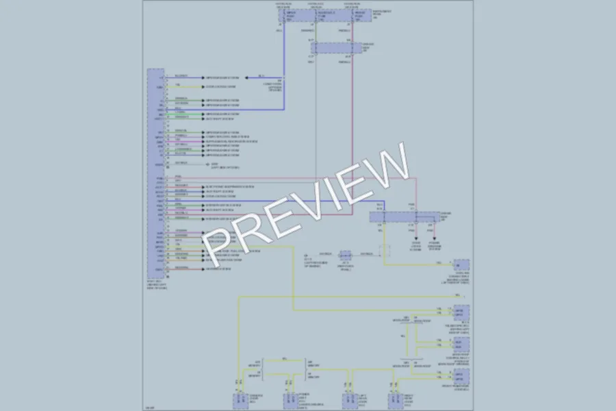 2000 Lexus LS400 Body Computer wiring diagram preview