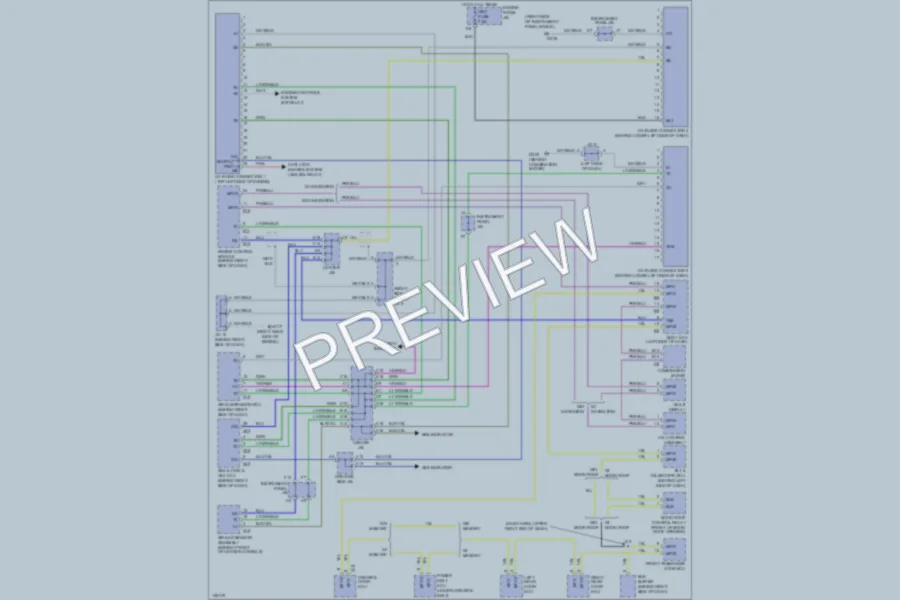 2000 Lexus LS400 Computer Data Lines wiring diagram preview