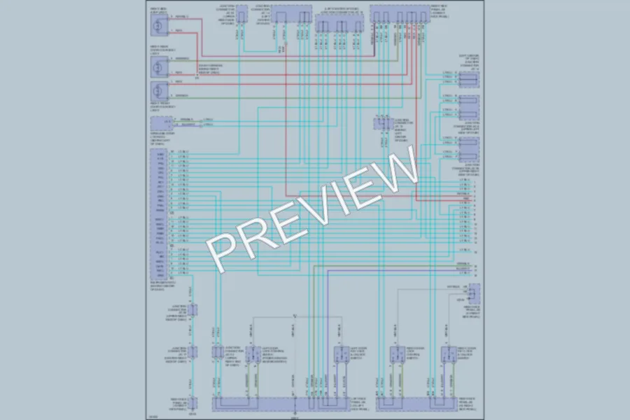 2000 Lexus LX470 Interior Lights wiring diagram preview