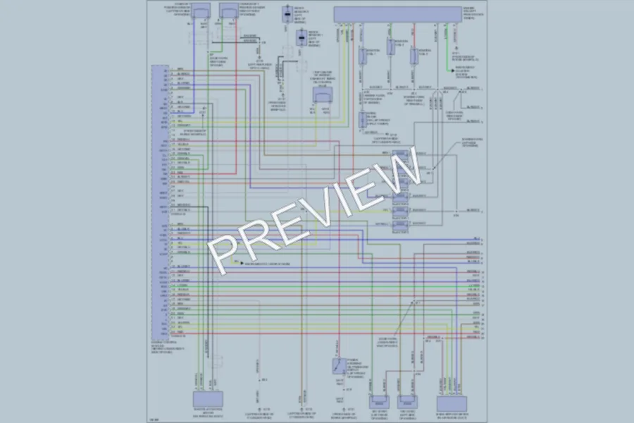 2000 Lexus SC300 Engine Performance wiring diagram preview