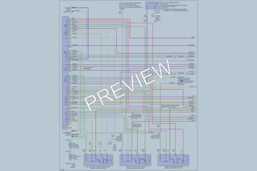 2000 Lexus SC400 Air Conditioning wiring diagram preview