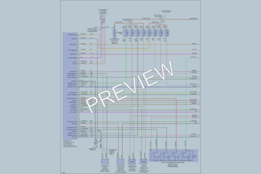 2000 Lincoln Continental Engine Performance wiring diagram preview