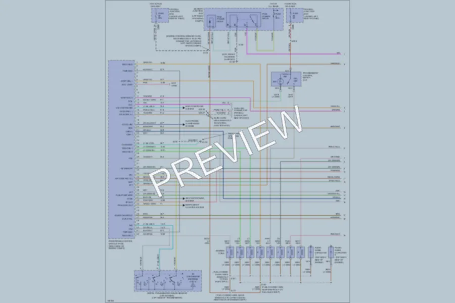 2000 Lincoln Navigator Engine Performance wiring diagram preview