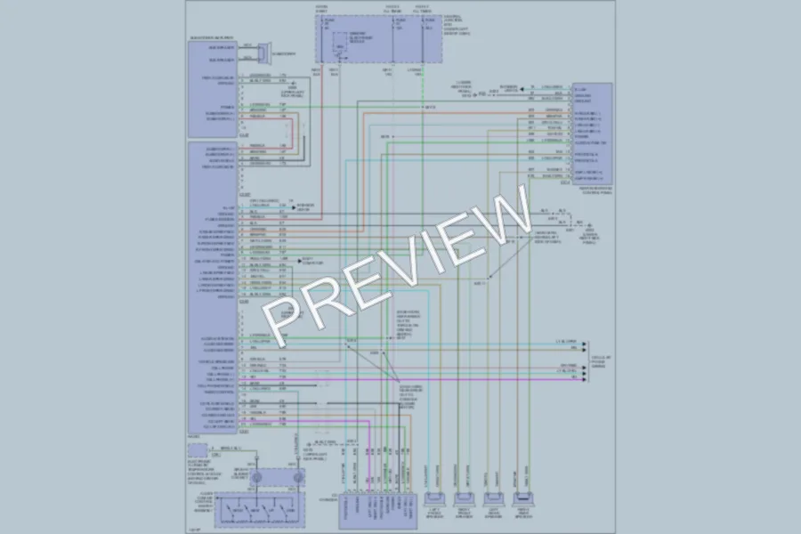 2000 Lincoln Navigator Radio wiring diagram preview
