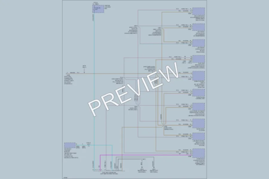 2000 Lincoln TownCar Computer Data Lines wiring diagram preview