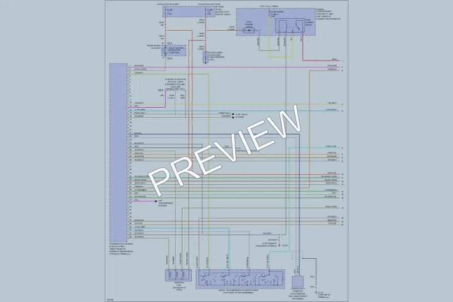 2000 Mazda B3000 Engine Performance wiring diagram preview