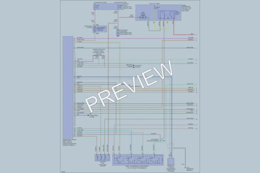 2000 Mazda B4000 Engine Performance wiring diagram preview