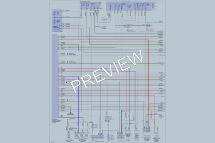 2000 Mazda MPV Engine Performance wiring diagram preview