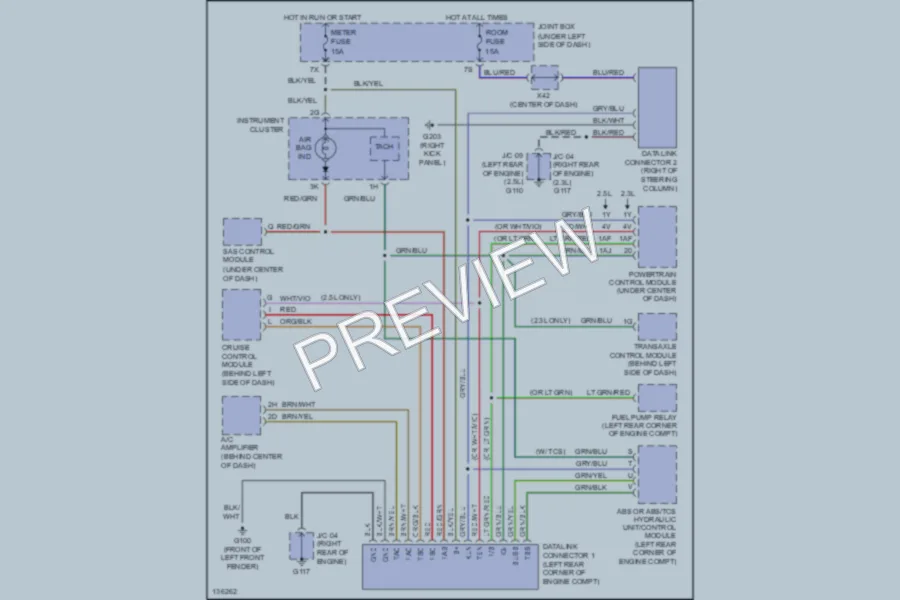 2000 Mazda Millenia Computer Data Lines wiring diagram preview