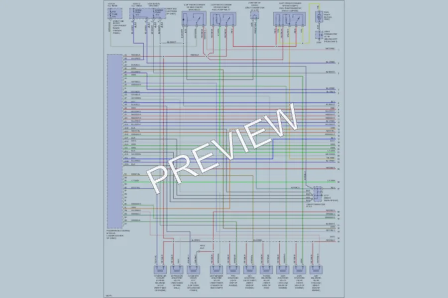 2000 Mazda Millenia Engine Performance wiring diagram preview