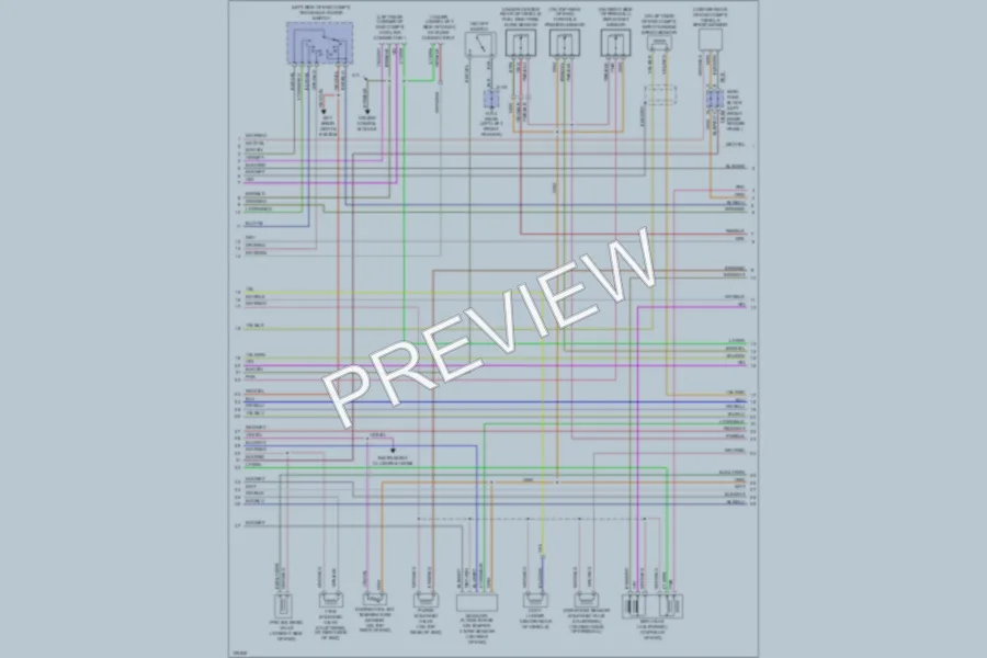 2000 Mazda Protege Engine Performance wiring diagram preview