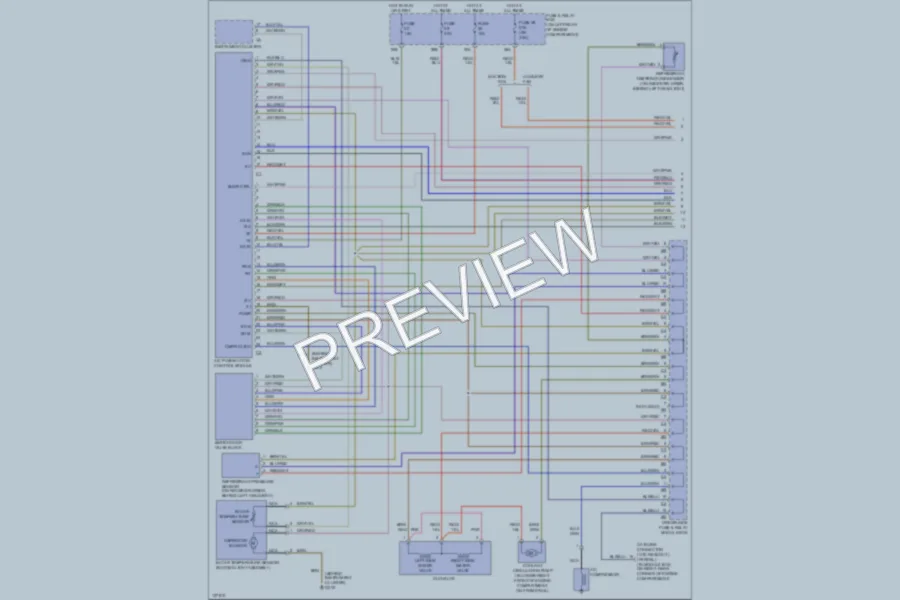2000 MercedesBenz C230 Air Conditioning wiring diagram preview