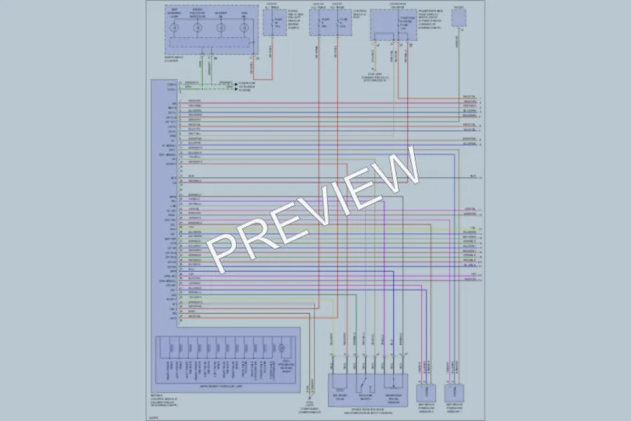 2000 MercedesBenz C230 Anti Lock Brakes wiring diagram preview