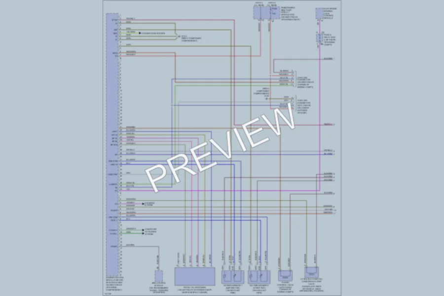 2000 MercedesBenz C230 Engine Performance wiring diagram preview