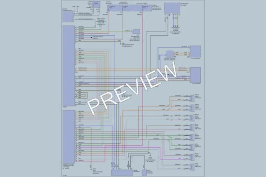 2000 MercedesBenz C230 Radio wiring diagram preview