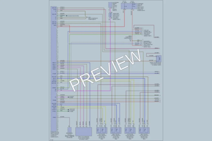 2000 MercedesBenz C280 Engine Performance wiring diagram preview