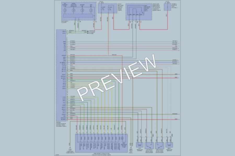 2000 MercedesBenz CLK320 Anti Lock Brakes wiring diagram preview