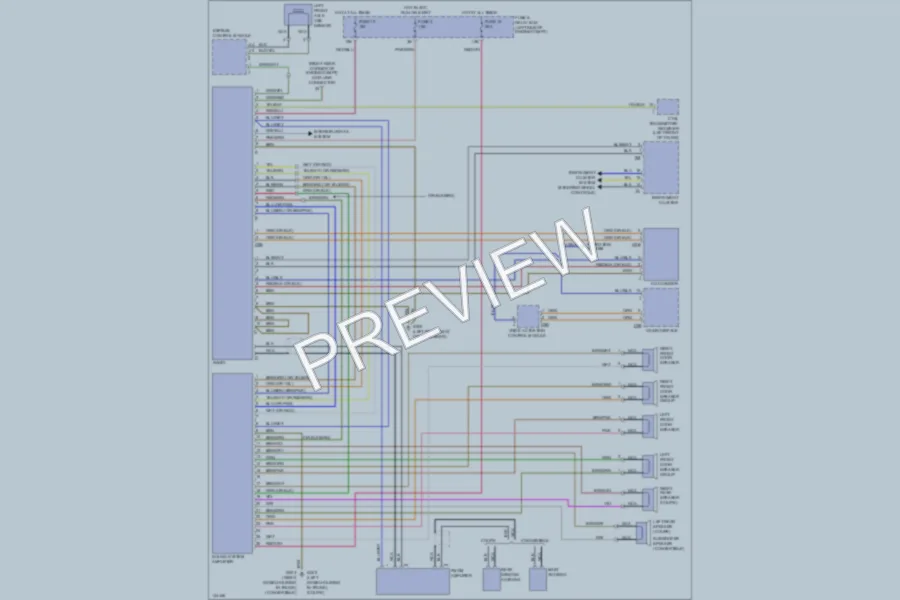 2000 MercedesBenz CLK320 Radio wiring diagram preview
