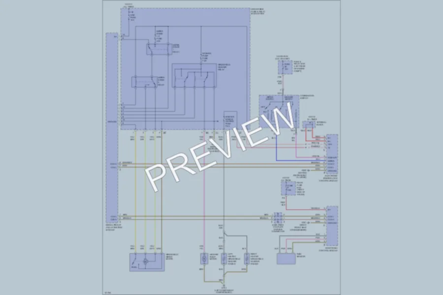 2000 MercedesBenz CLK320 Wiper Washer wiring diagram preview