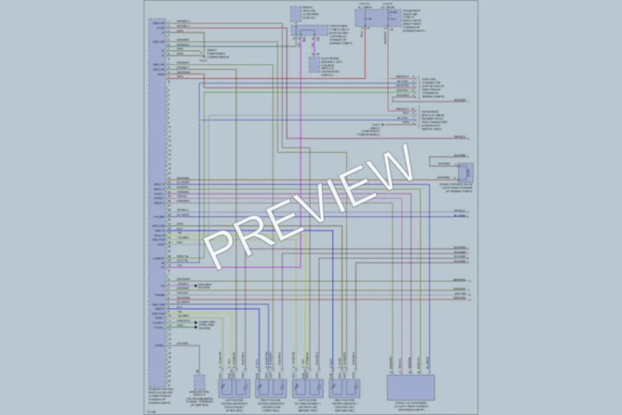 2000 MercedesBenz CLK430 Engine Performance wiring diagram preview