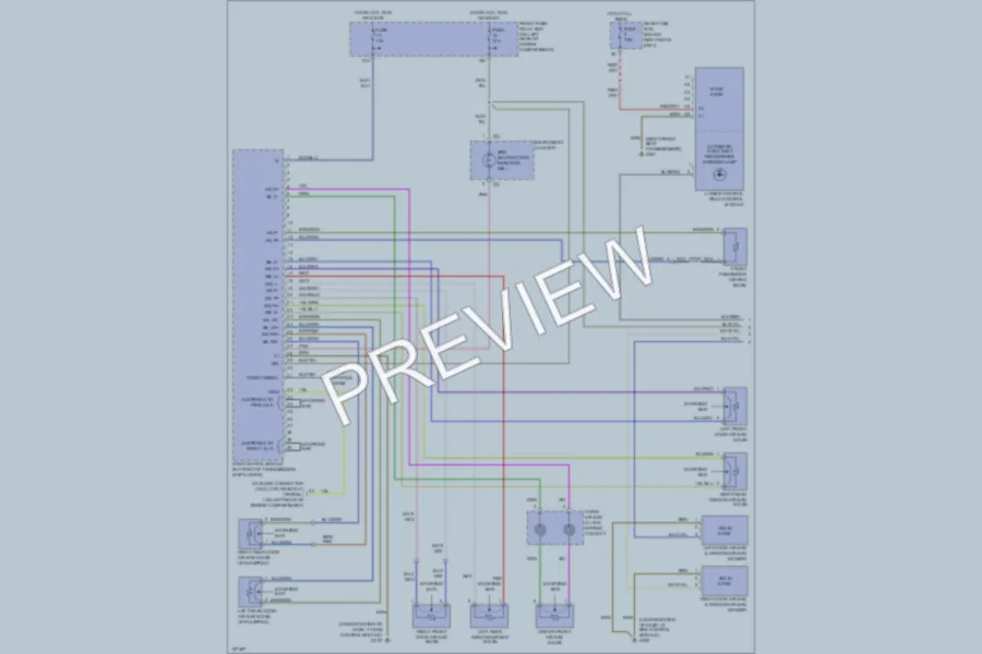 2000 MercedesBenz E320 Supplemental Restraints wiring diagram preview