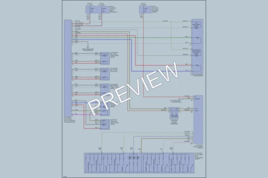 2000 MercedesBenz E430 Memory Systems wiring diagram preview