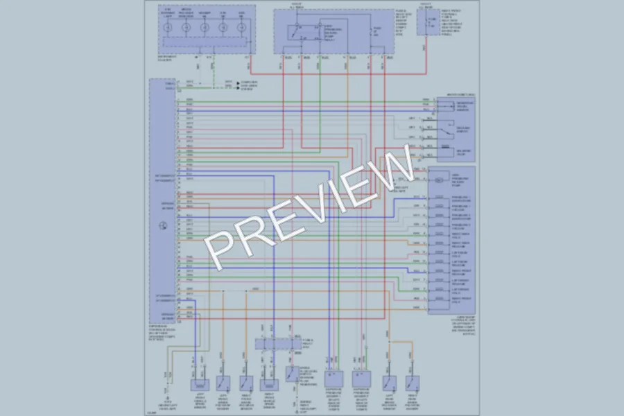 2000 MercedesBenz ML320 Anti Lock Brakes wiring diagram preview