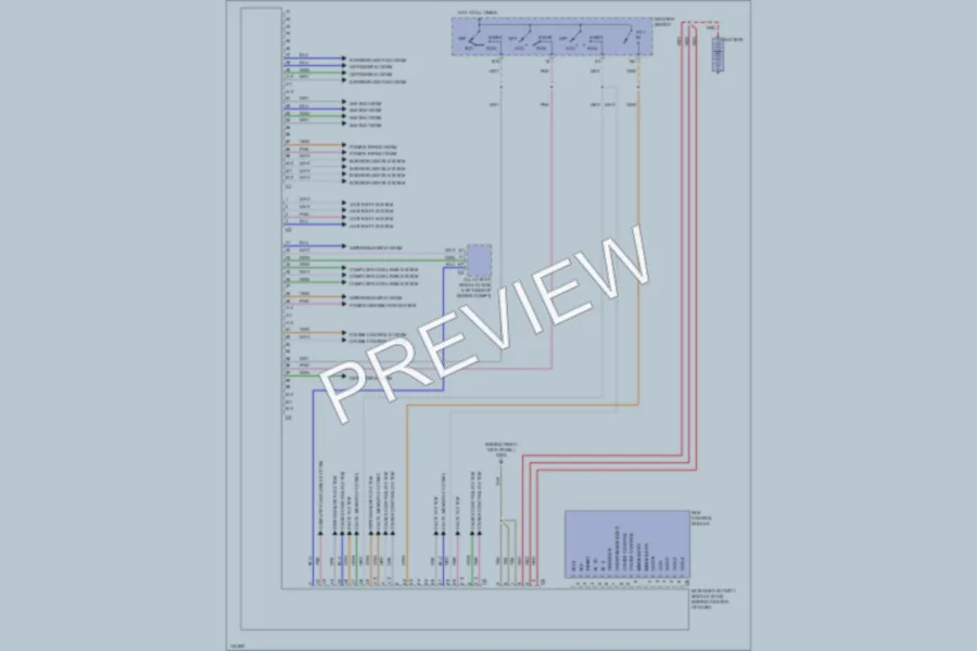 2000 MercedesBenz ML320 Body Computer wiring diagram preview