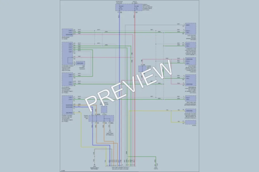 2000 MercedesBenz ML430 Computer Data Lines wiring diagram preview