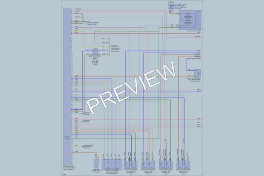 2000 MercedesBenz ML430 Engine Performance wiring diagram preview