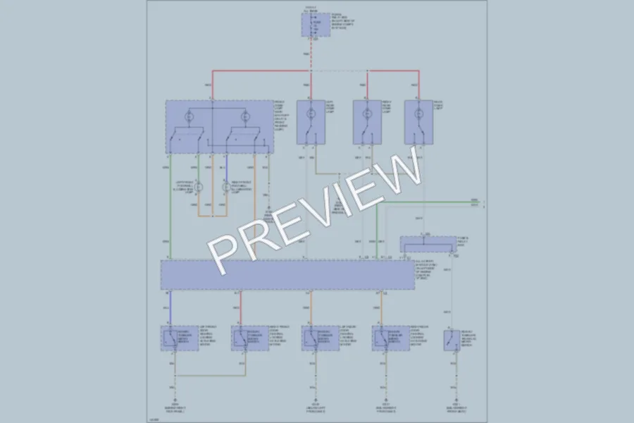 2000 MercedesBenz ML430 Interior Lights wiring diagram preview