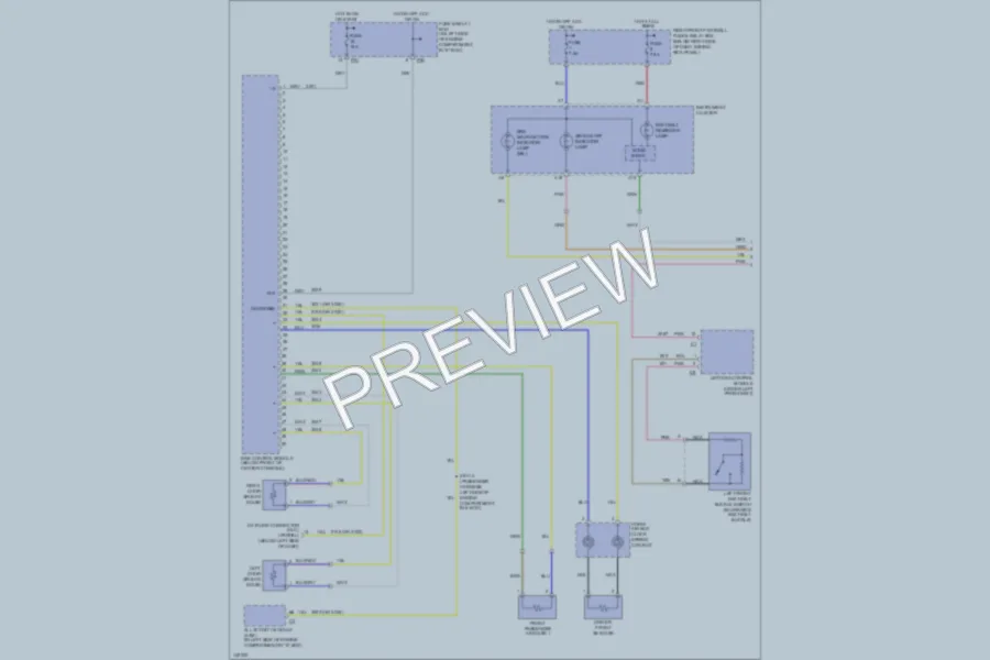2000 MercedesBenz ML430 Supplemental Restraints wiring diagram preview