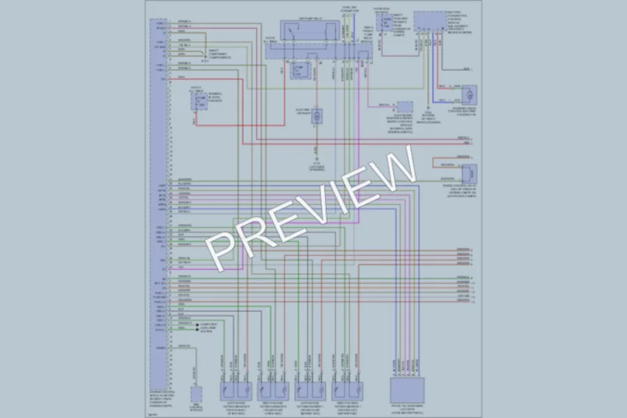 2000 MercedesBenz S430 Engine Performance wiring diagram preview