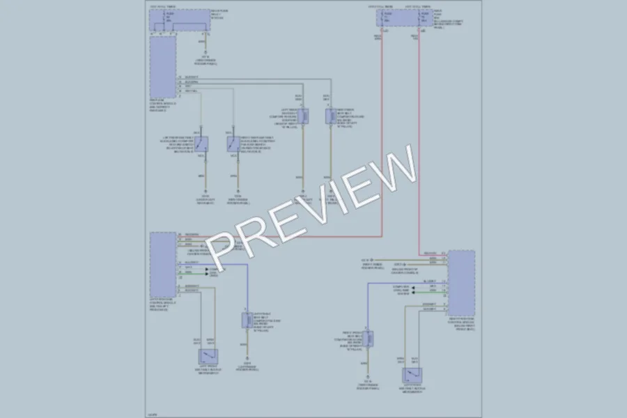 2000 MercedesBenz S430 Passive Restraints wiring diagram preview