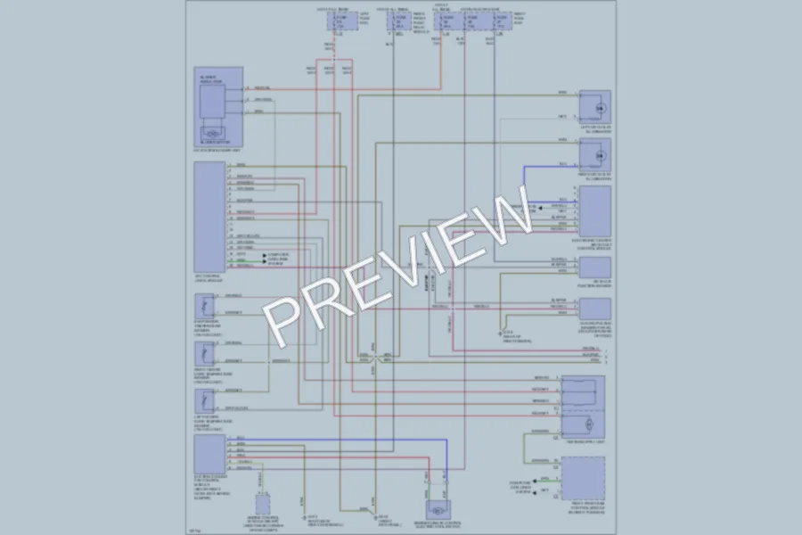 2000 MercedesBenz S500 Air Conditioning wiring diagram preview