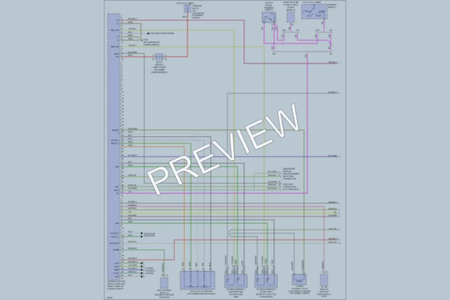2000 MercedesBenz SLK230 Engine Performance wiring diagram preview