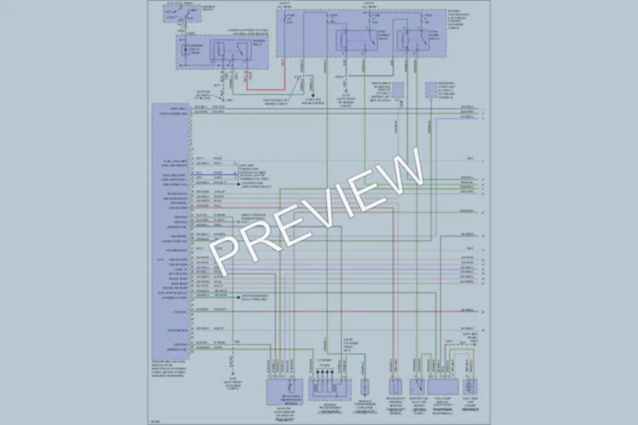 2000 Mercury Mystique Engine Performance wiring diagram preview