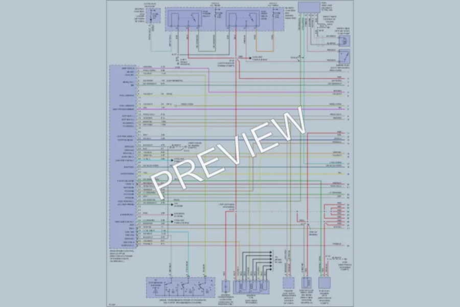 2000 Mercury Sable Engine Performance wiring diagram preview
