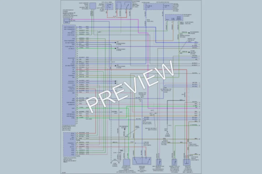2000 Mercury Villager Engine Performance wiring diagram preview