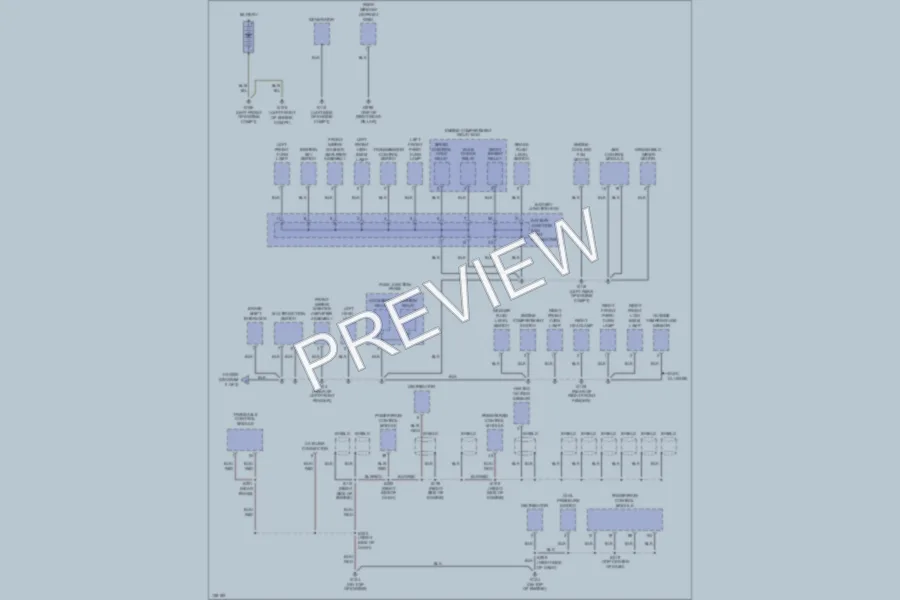 2000 Mercury Villager Ground Distribution wiring diagram preview