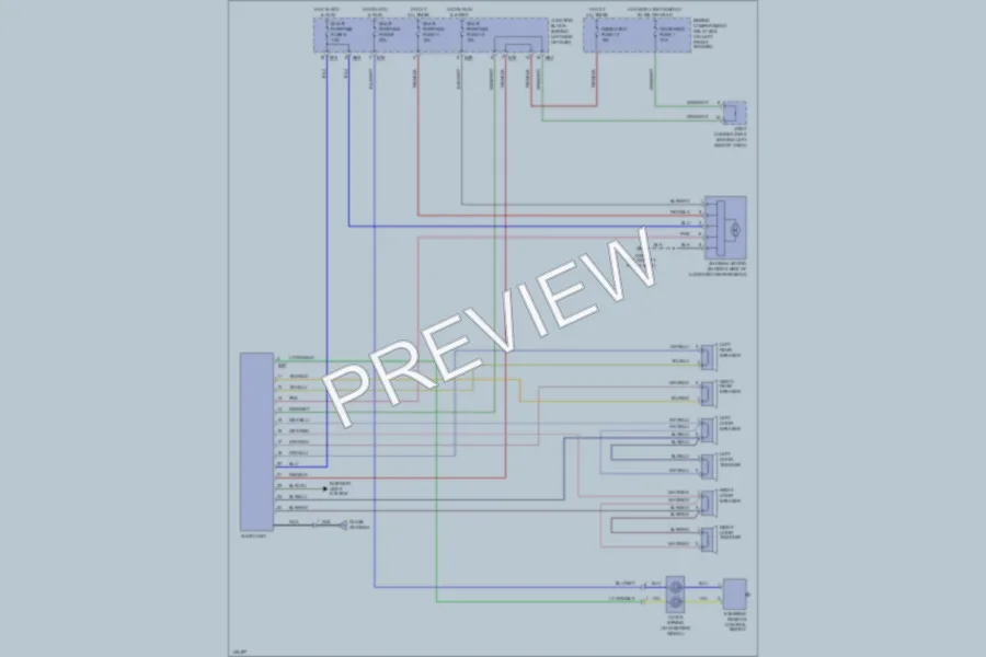 2000 Mitsubishi Diamante Radio wiring diagram preview