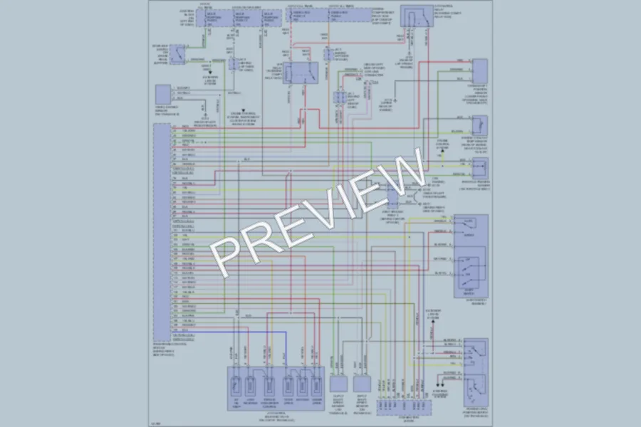 2000 Mitsubishi Eclipse Transmission wiring diagram preview
