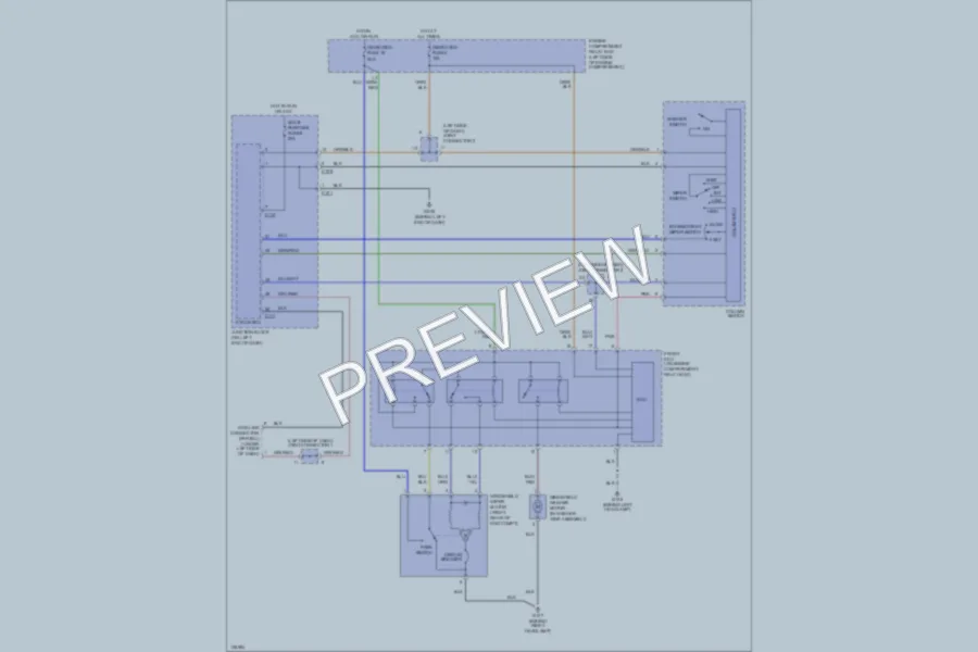 2000 Mitsubishi Eclipse Wiper Washer wiring diagram preview