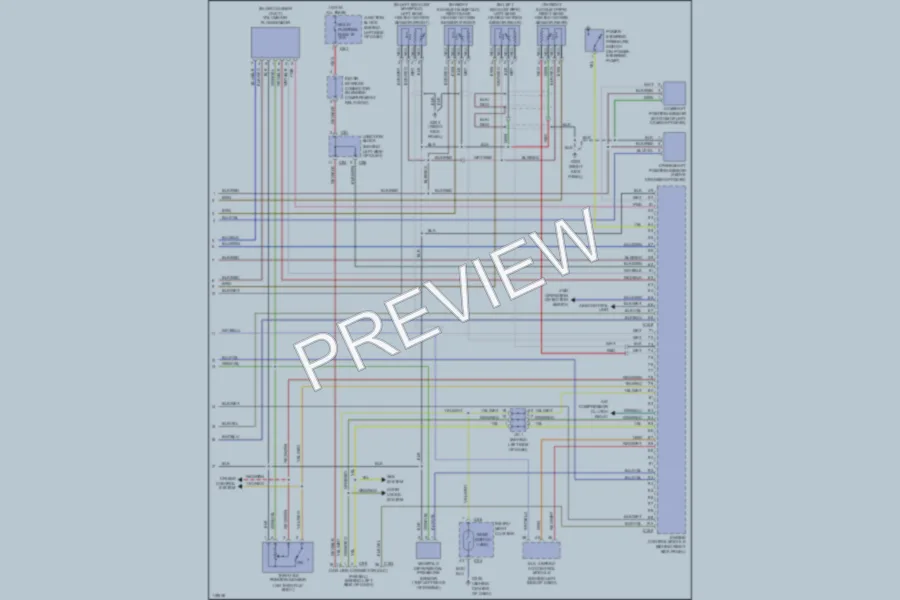 2000 Mitsubishi Montero Engine Performance wiring diagram preview