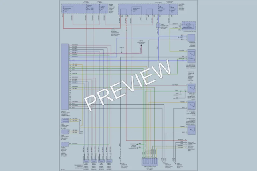 2000 Mitsubishi MonteroSport Anti Lock Brakes wiring diagram preview