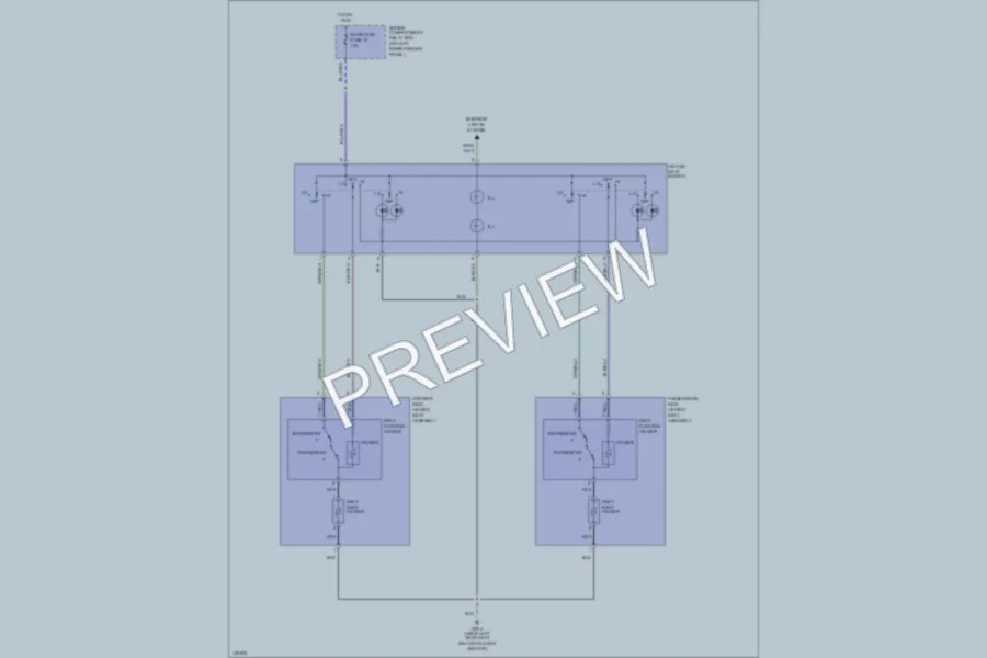 2000 Mitsubishi MonteroSport Power Seats wiring diagram preview