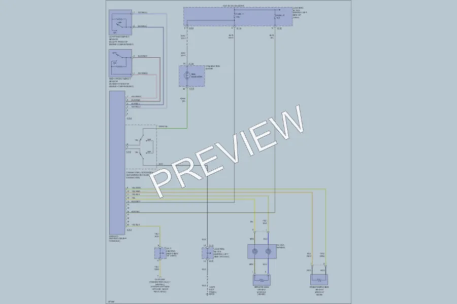 2000 Mitsubishi MonteroSport Supplemental Restraints wiring diagram preview